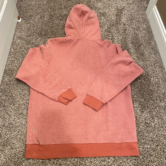 Feat Rust Colored Blanket Blend Hoodie & Shorts Set Size XL - Picture 14 of 14